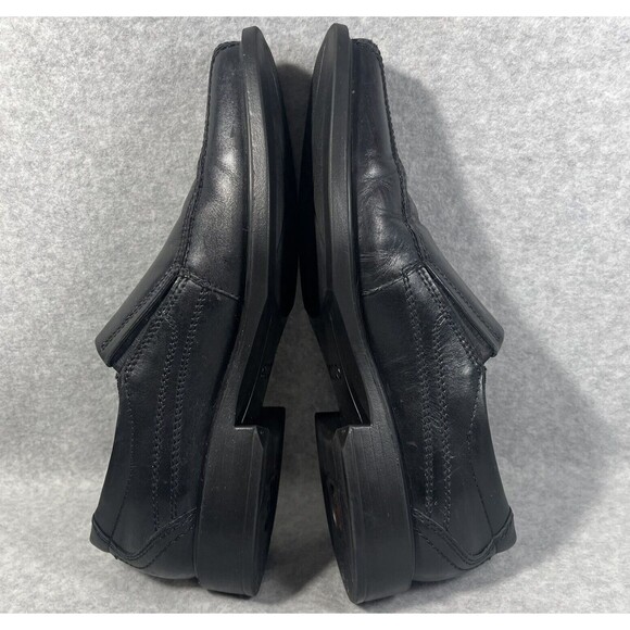 Ecco New Jersey Loafers Mens Size 7/7.5 Slip On Dress Shoes Black Leather 41 EU - Picture 6 of 16